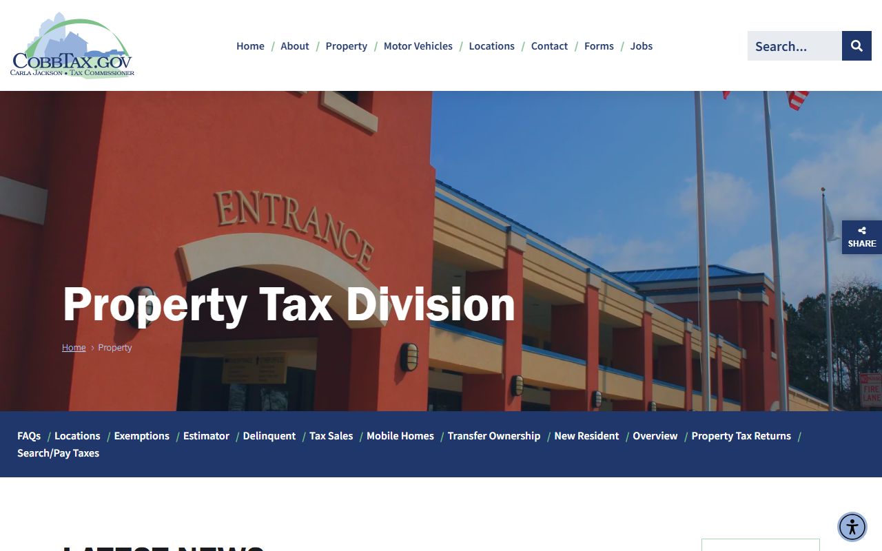 Cobb County Tax Commissioner Property Division office