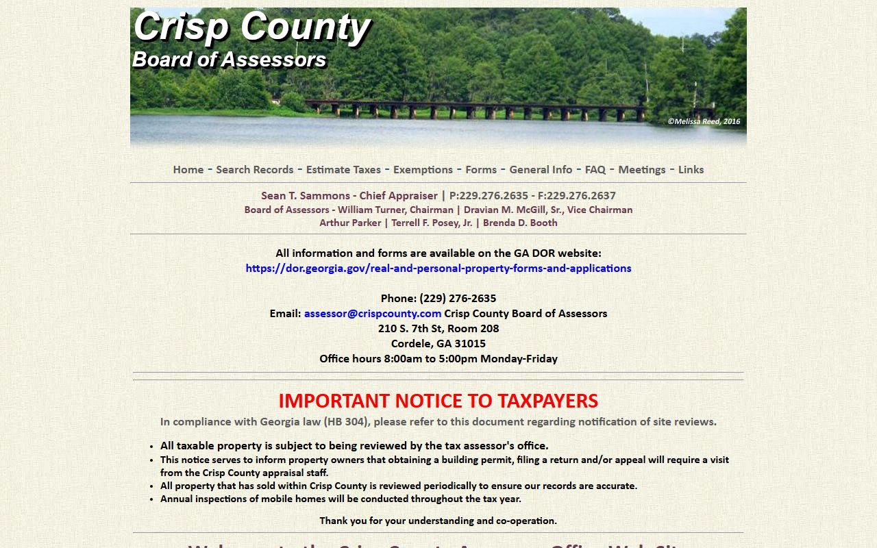 Cordele Georgia downtown area in Crisp County showing the county seat and local buildings