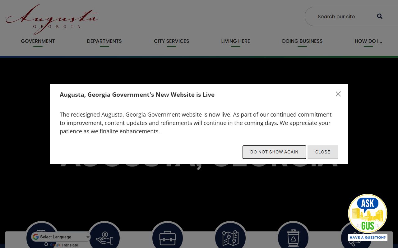 Augusta-Richmond County Government Center for property tax services